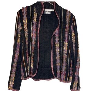 Yak Magik Fringe Vintage Jacket Sz Medium